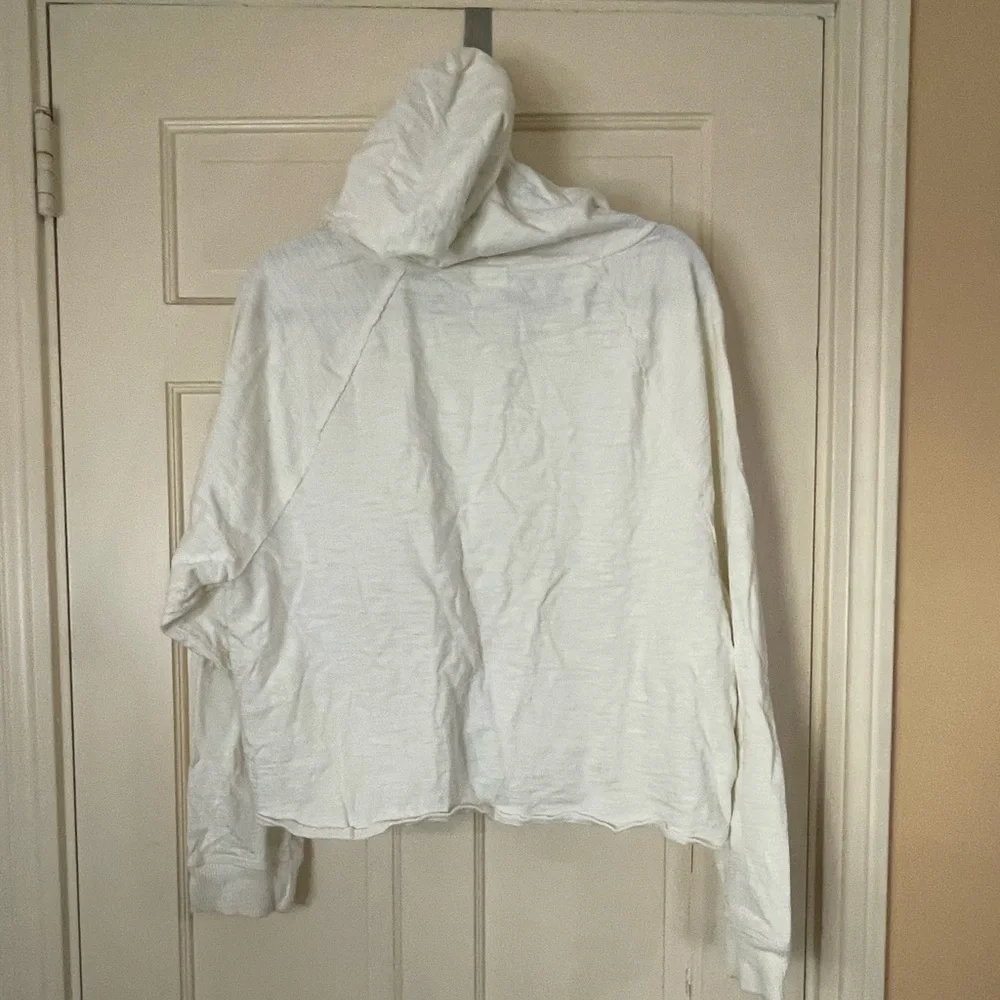 Victoria's Secret PINK summer lounge 100% cotton zip-up hoodie  Size XL Ivory - Picture 6 of 9